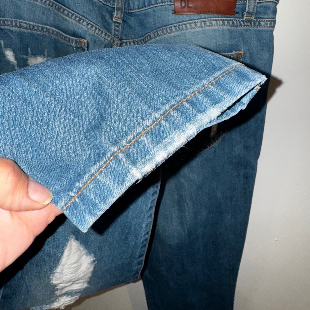 DL1961 Women's Distressed Nolita Slouchy Slim Jeans 28‎ - Picture 7 of 12